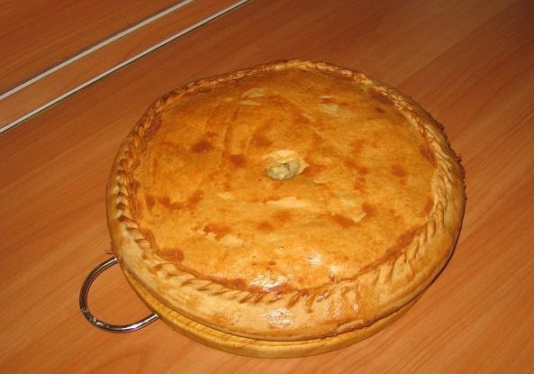 Курник с картофелем и курицей