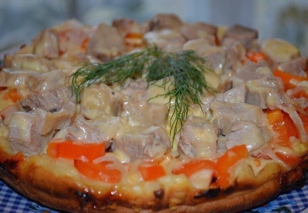 Как приготовить очень вкусную пиццу на сковороде