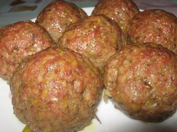 Мясо &ndash; овощные колобки.