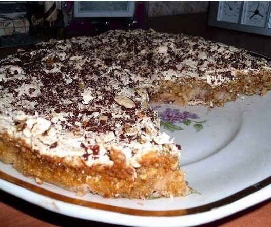 Шарлотка с геркулесом.