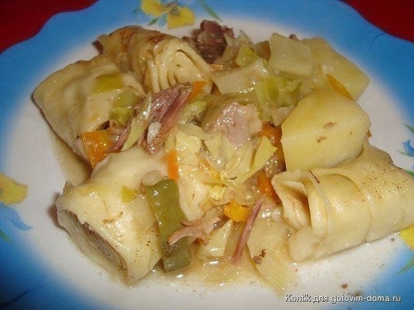 Штрудли с мясом и картошкой - объедение! Штрудли с мясом и картошкой - объедение!