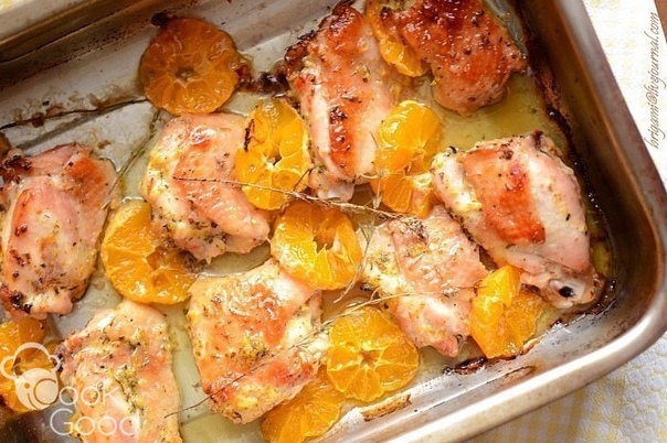 Курочка с цитрусами