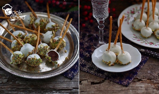 Трюфели &laquo;двойной шоколад&raquo; с фундуком и фисташками