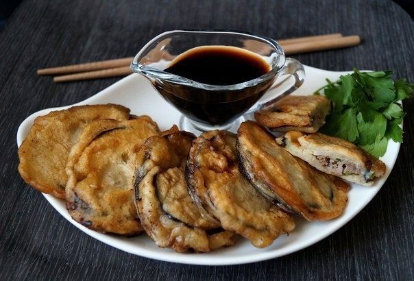 Баклажаны с мясом по - китайски. Баклажаны с мясом по - китайски.