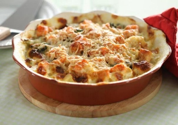 Куриная запеканка под сыром Куриная запеканка под сыром