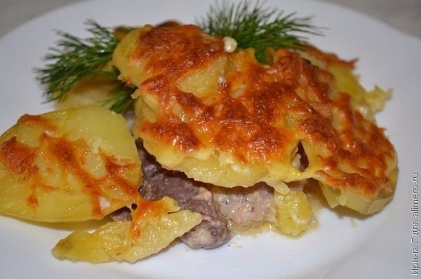 КАРТОФЕЛЬ С МЯСОМ ПО-ФРАНЦУЗСКИ КАРТОФЕЛЬ С МЯСОМ ПО-ФРАНЦУЗСКИ