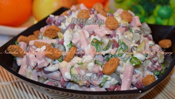 ТОП-8 САМЫХ ВКУСНЫХ САЛАТОВ С ВЕТЧИНОЙ