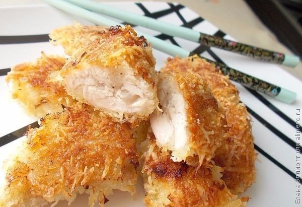 ЗОЛОТИСТАЯ КУРОЧКА В СУХАРЯХ