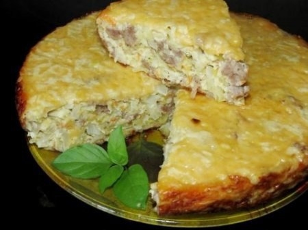 Запеканка из капусты с мясом