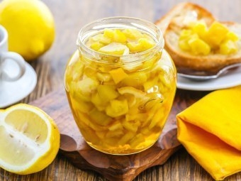 Варенье из кабачков с лимоном.