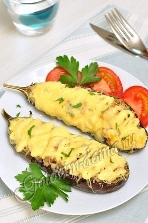 Баклажаны, фаршированные мясом