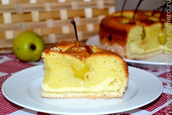 Нежнейший пирог с грушами.