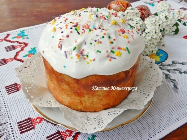 Творожный кулич.