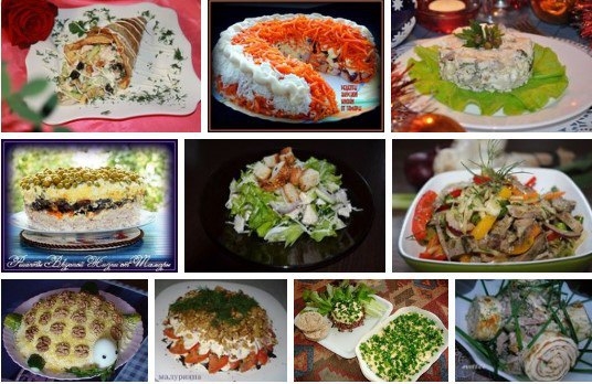 10 ВКУСНЕЙШИХ МЯСНЫХ САЛАТОВ!