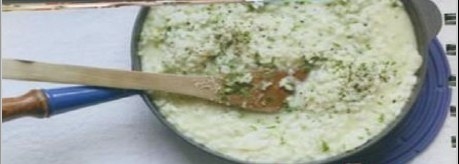 РИЗОТТО С ЧЕРЕМШОЙ И ПЕТРУШКОЙ