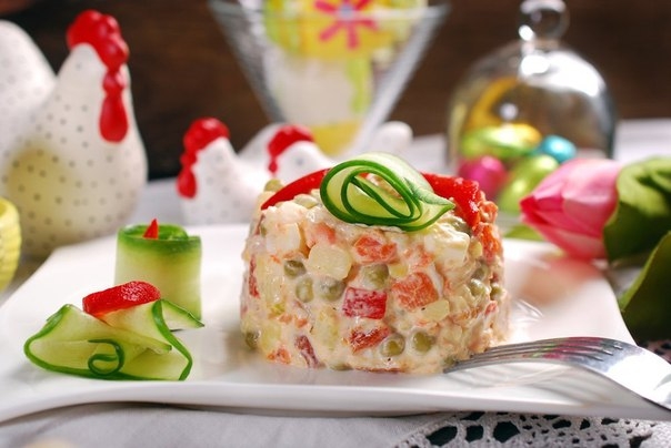 Салаты на Пасху