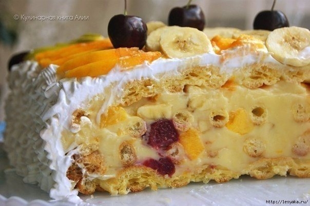 Оригинальный и вкусный торт "Тропиканка".