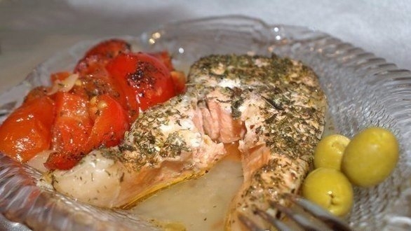Рыба "паровая" с овощами Рыба "паровая" с овощами