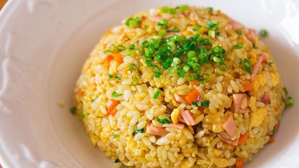 Жареный рис с карри