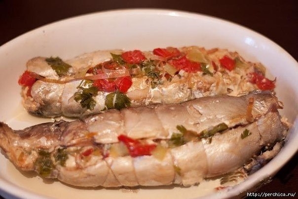 Фаршированная скумбрия в духовке