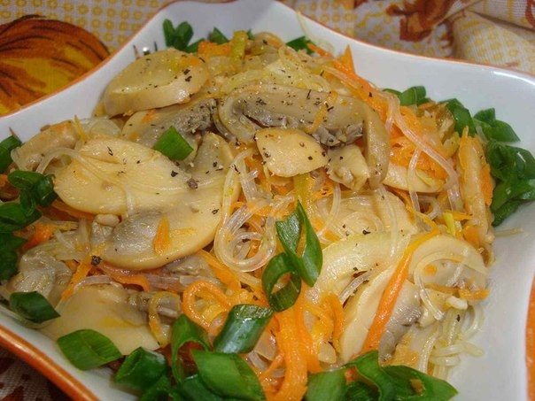 ФУНЧОЗА С ГРИБАМИ