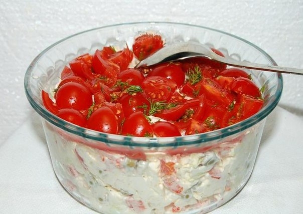 САЛАТ "КРАСНАЯ ШАПКА" САЛАТ "КРАСНАЯ ШАПКА"