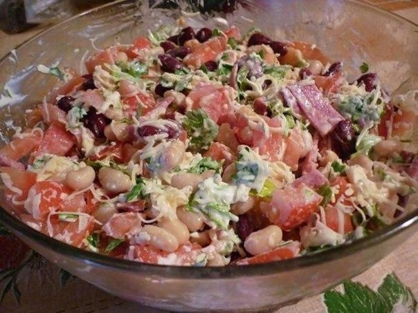 Салат "Обжорка".