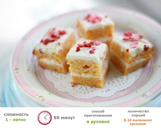 Морковный торт для детского праздника