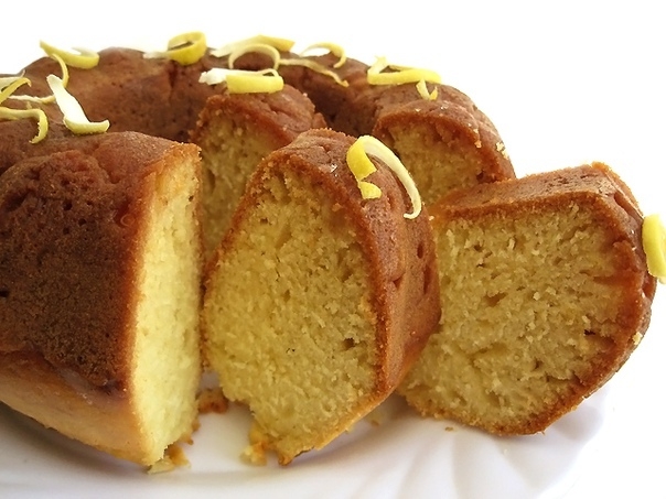 Лимонный кекс с медом