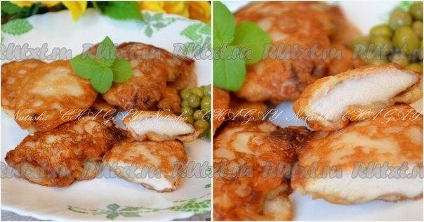 Отбивная из куриного филе в кляре от Наташи Чагай
