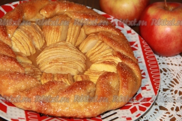 Яблочный пирог на сметане от nichka