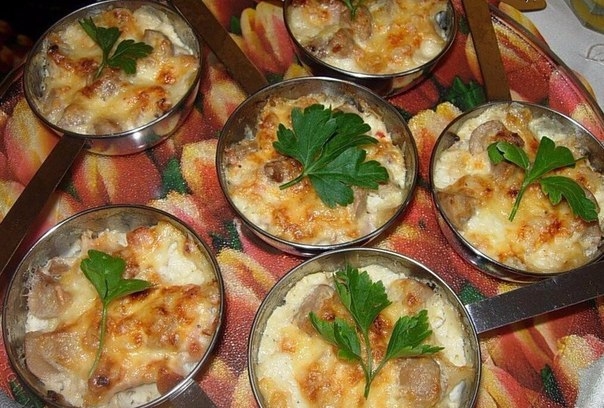 Жюльен с рыбой Жюльен с рыбой