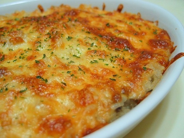 Отличная запеканка с рисом и курицей. Отличная запеканка с рисом и курицей.