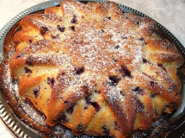 Манник с черникой