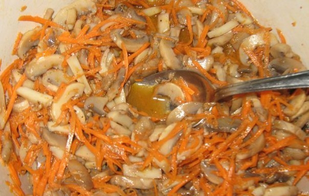 Грибы по-корейски Грибы по-корейски
