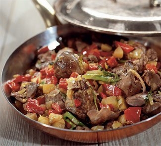 Жаркое из куриной печенки. Жаркое из куриной печенки.