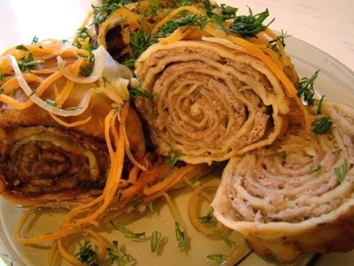 Мясные рулеты