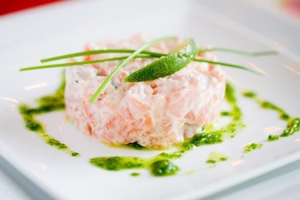 Тартар из лосося