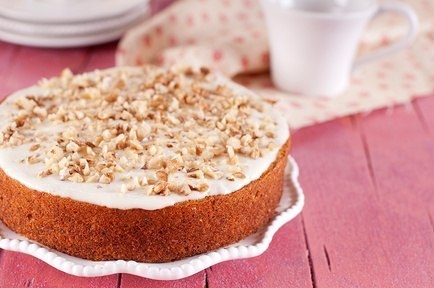 Торт с морковью и орехами