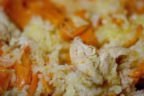 Курица с тыквой и рисом Курица с тыквой и рисом