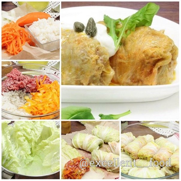Голубцы, тушеные в сметане ᅠ ᅠ
