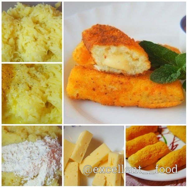 Картофельные палочки с сыром ᅠ Картофельные палочки с сыром ᅠ