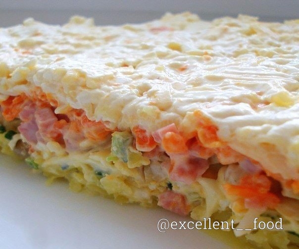 САМЫЙ ВКУСНЫЙ СЛОЕНЫЙ САЛАТИК