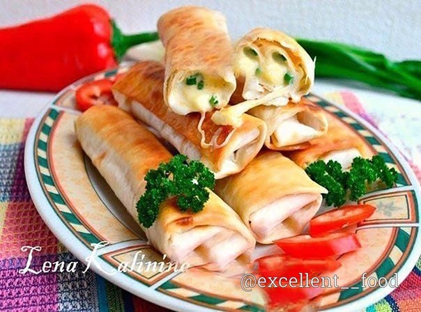 ЛАВАШ ЖАРЕНЫЙ С СЫРОМ