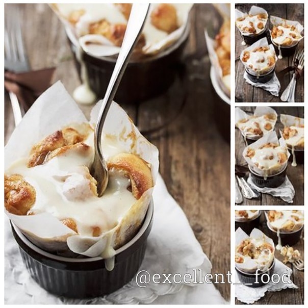Булочки с корицей Синнабон (Cinnabon) с глазурью из сливочного сыра