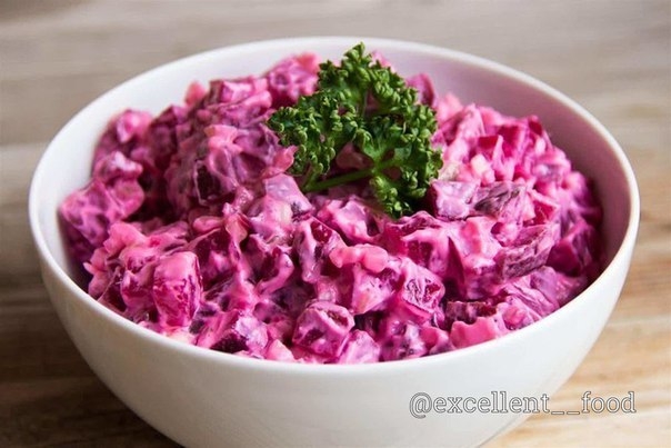 СВЕКОЛЬНЫЙ САЛАТ - ЭТО ВКУСНО И ПОЛЕЗНО