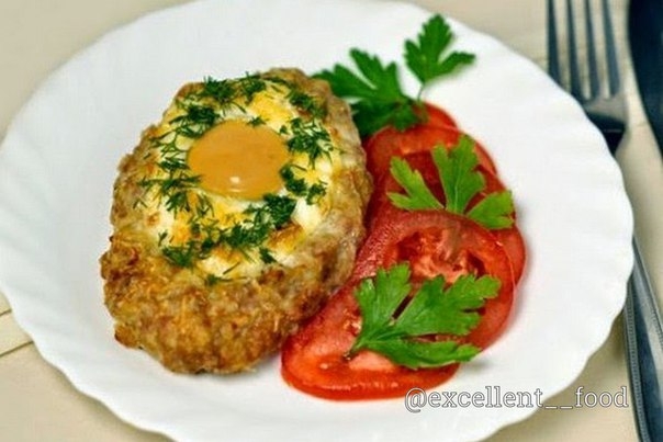 Шницели с сыром и яйцом