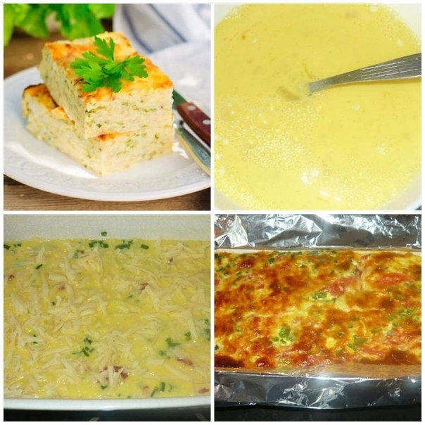 Кабачковый омлет. Ингредиенты