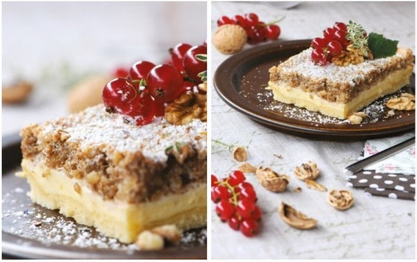 Пирог с грецкими орехами