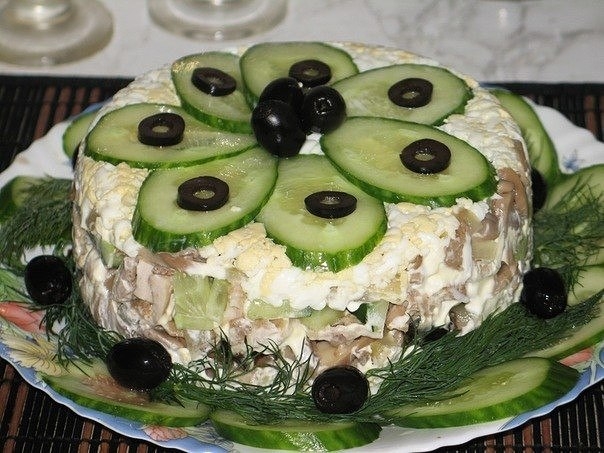 Оригинальный салат "Меркурий"